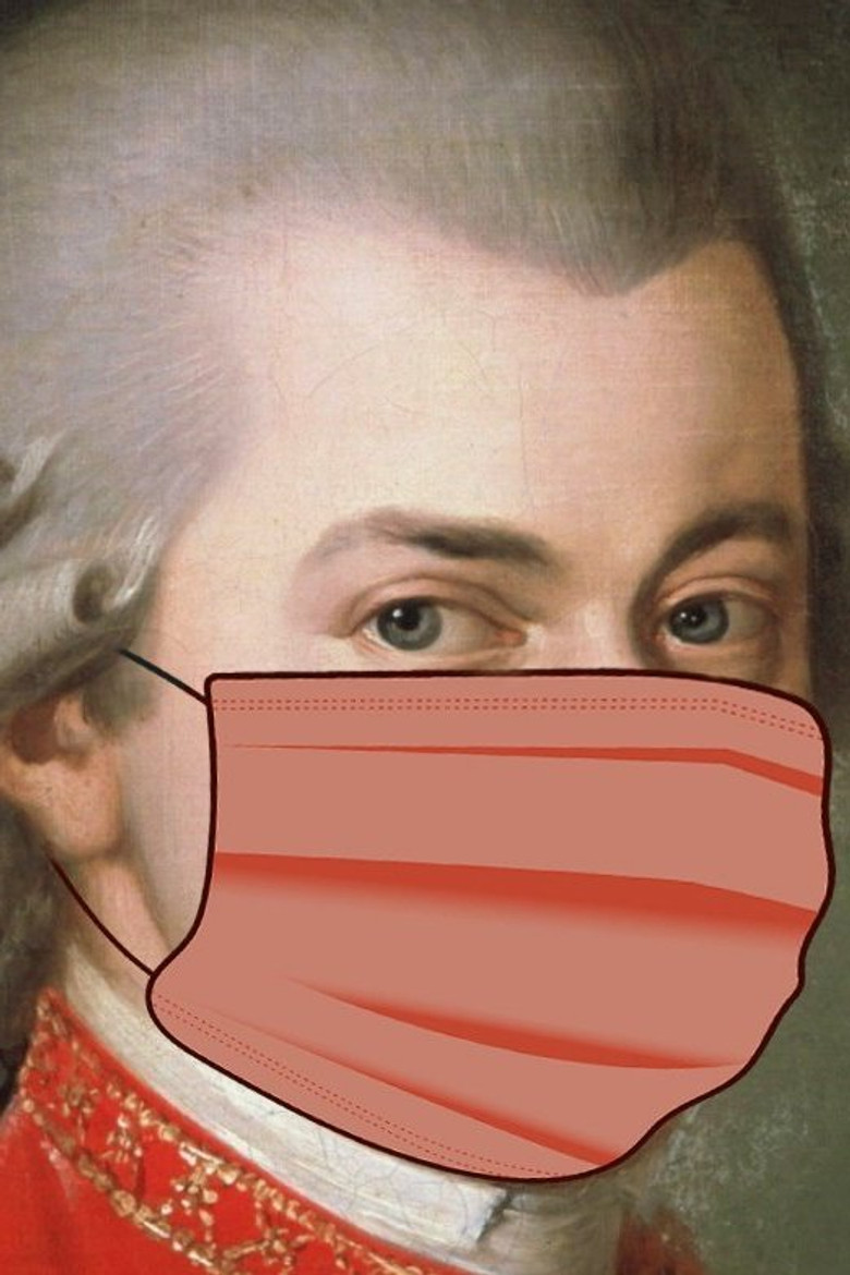 Covid Fan Tutte poster background