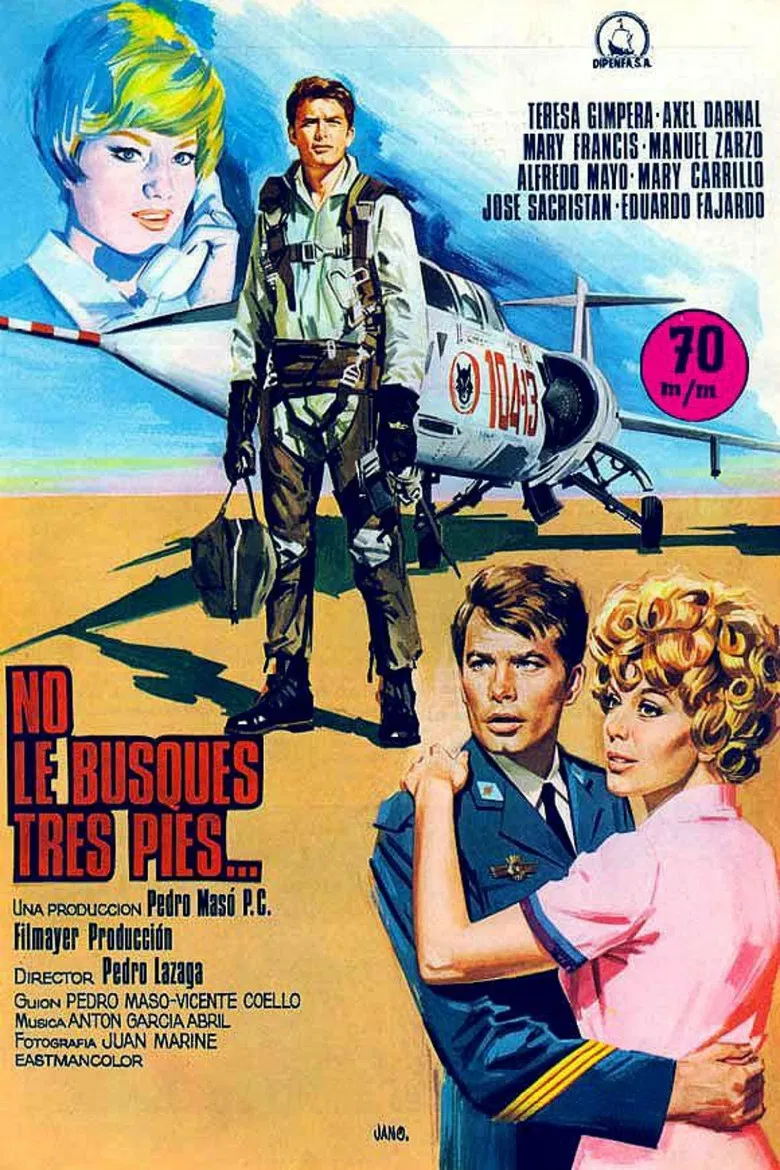 No le busques tres pies... poster background