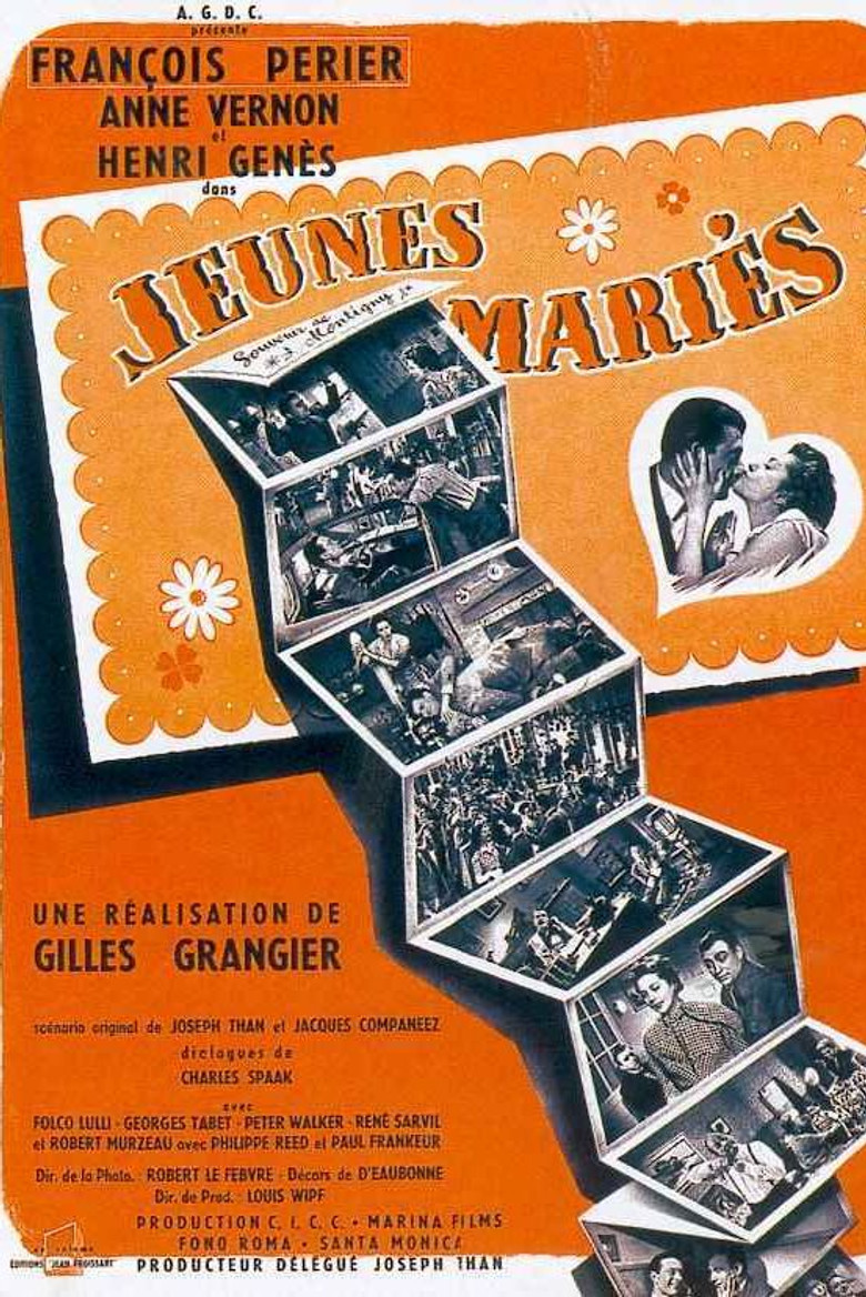Jeunes mariés poster background