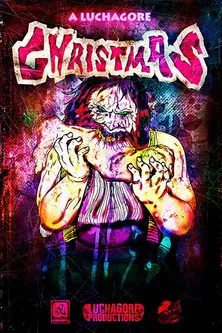 A Luchagore Christmas poster background