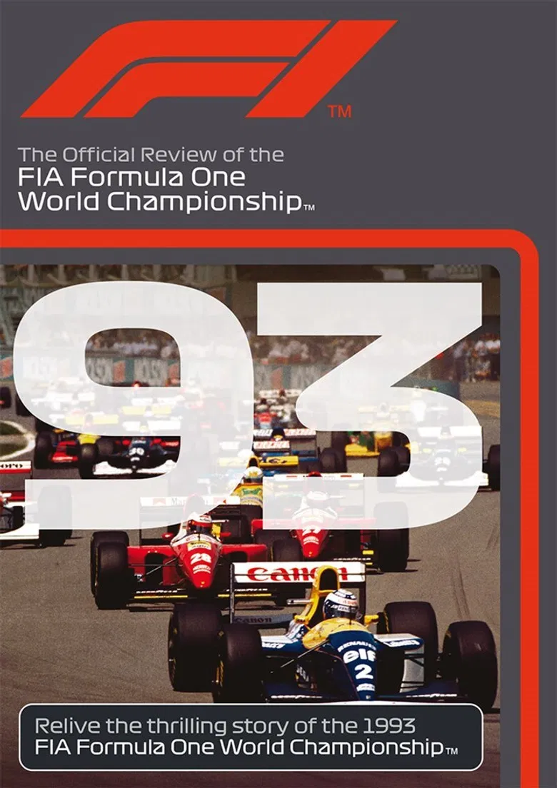 1993 FIA Formula One World Championship Season Review poster background