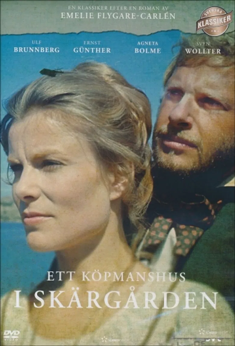 Ett köpmanshus i skärgården poster background