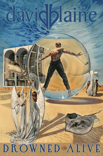 David Blaine: Drowned Alive poster background