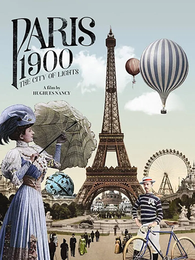 Paris 1900, la belle époque poster background