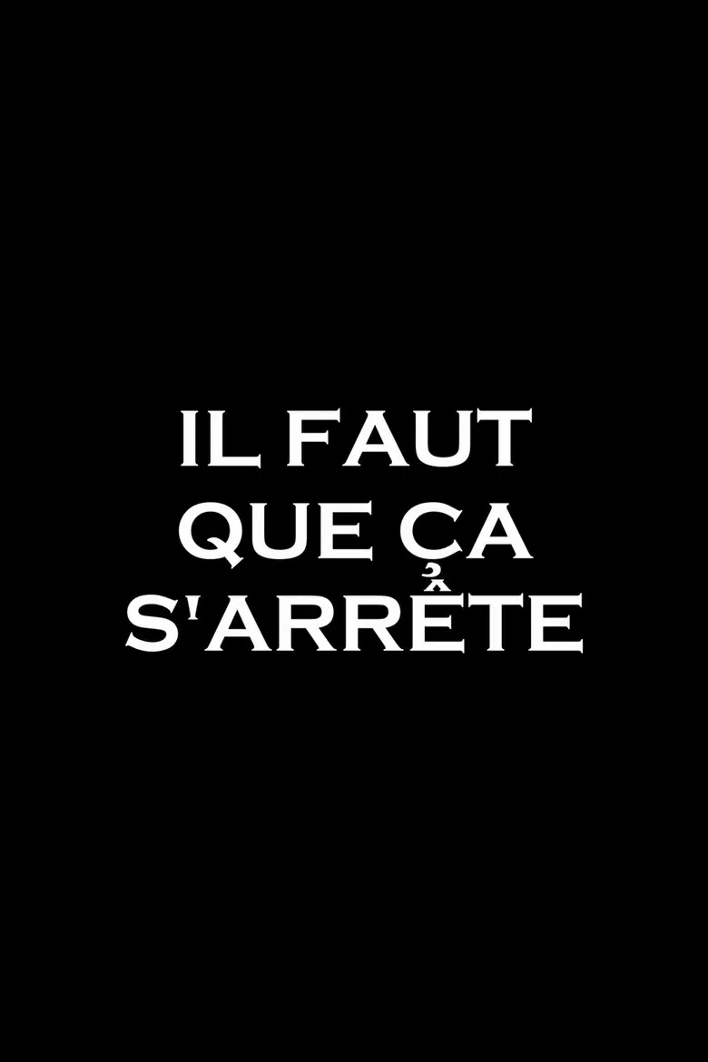 It Needs to Stop poster background