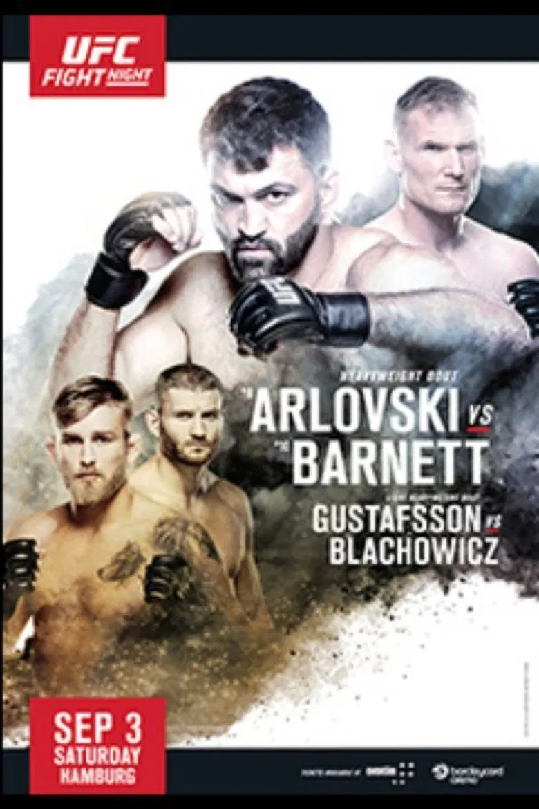 UFC Fight Night 93: Arlovski vs. Barnett poster background