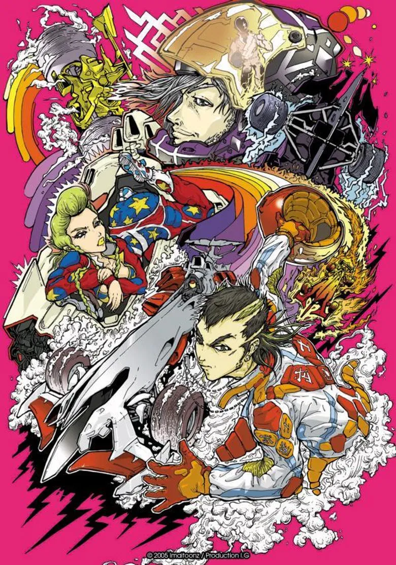 Oval x Over poster background