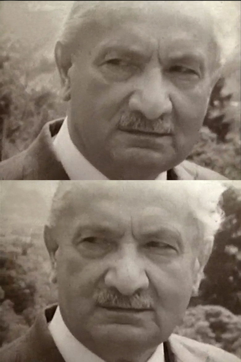 Martin Heidegger - Im Denken Unterwegs poster background