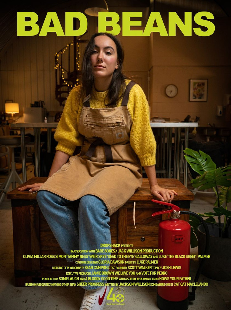 Bad Beans poster background