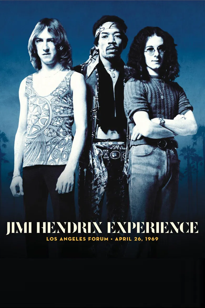 The Jimi Hendrix Experience: Los Angeles Forum April 26, 1969 poster background