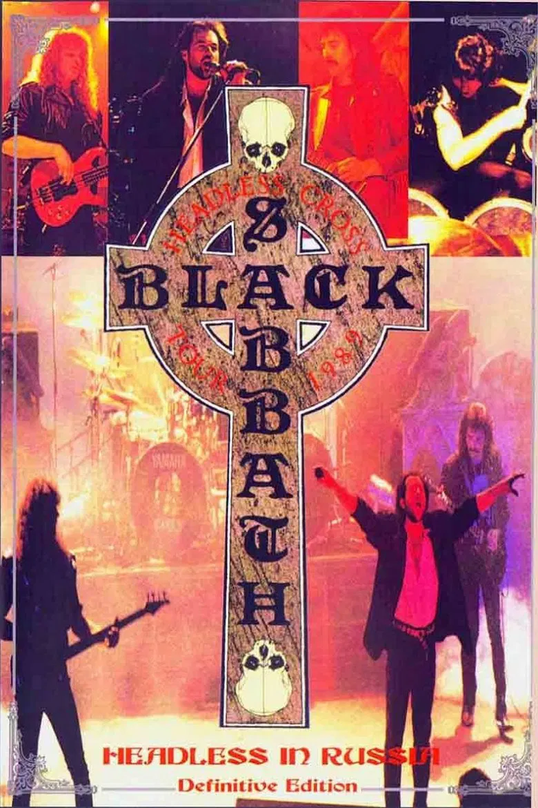 Black Sabbath: [1989] Headless in Russia poster background