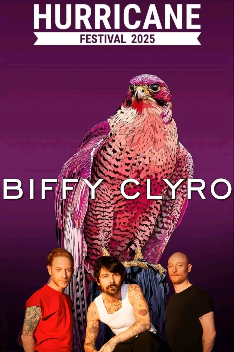 Biffy Clyro - Live at Hurricane poster background