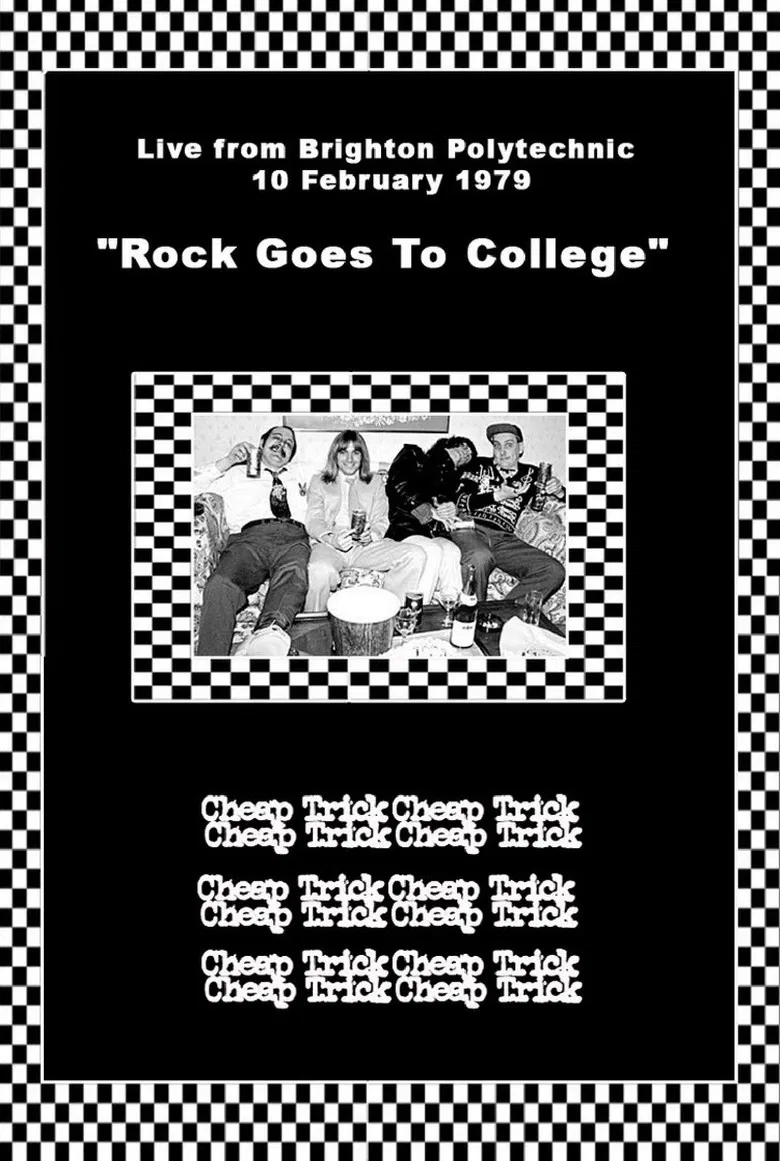 Cheap Trick: Rock Goes to College poster background