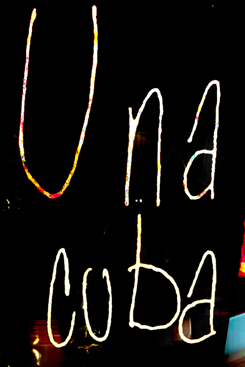 Una Cuba poster background