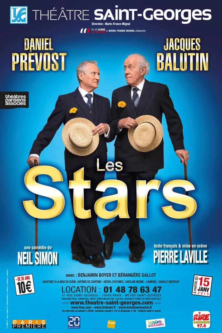 Les Stars : Daniel Prévost & Jacques Balutin poster background