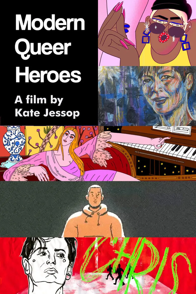 Modern Queer Heroes poster background