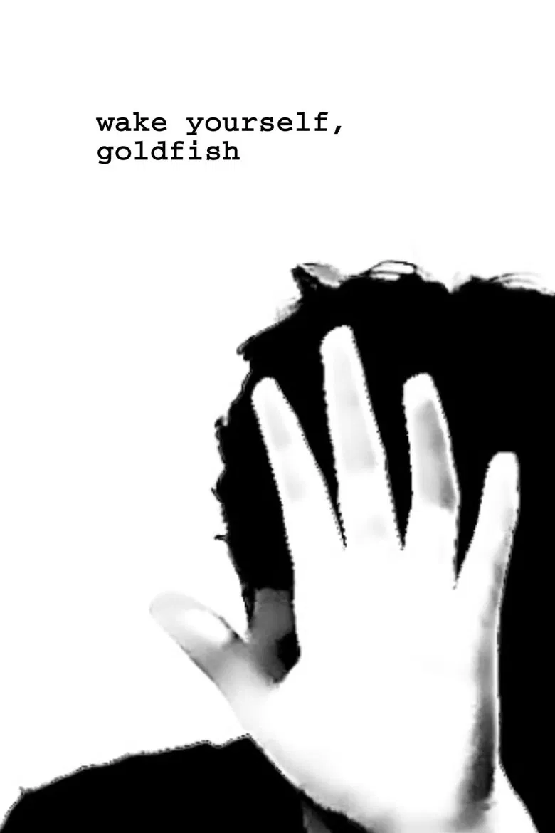 wake yourself, goldfish poster background