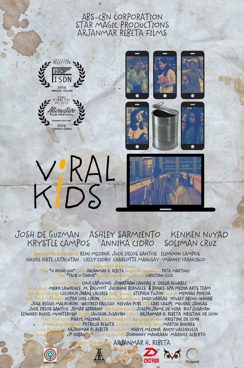 Viral Kids poster background