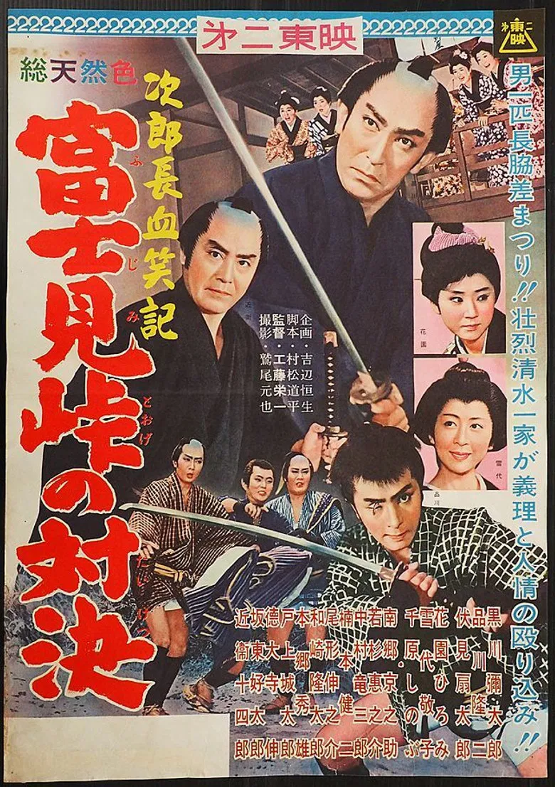 Bloody Account of Jirocho: Duel at Fujimi Pass poster background
