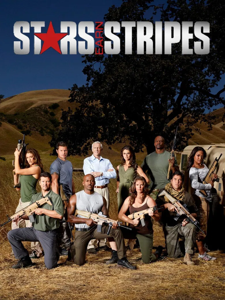 Stars Earn Stripes poster background