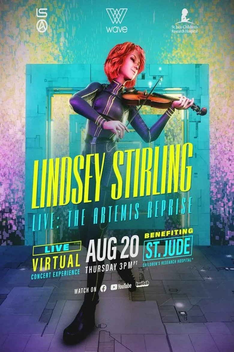 Lindsey Stirling: LIVE: The Artemis Reprise poster background