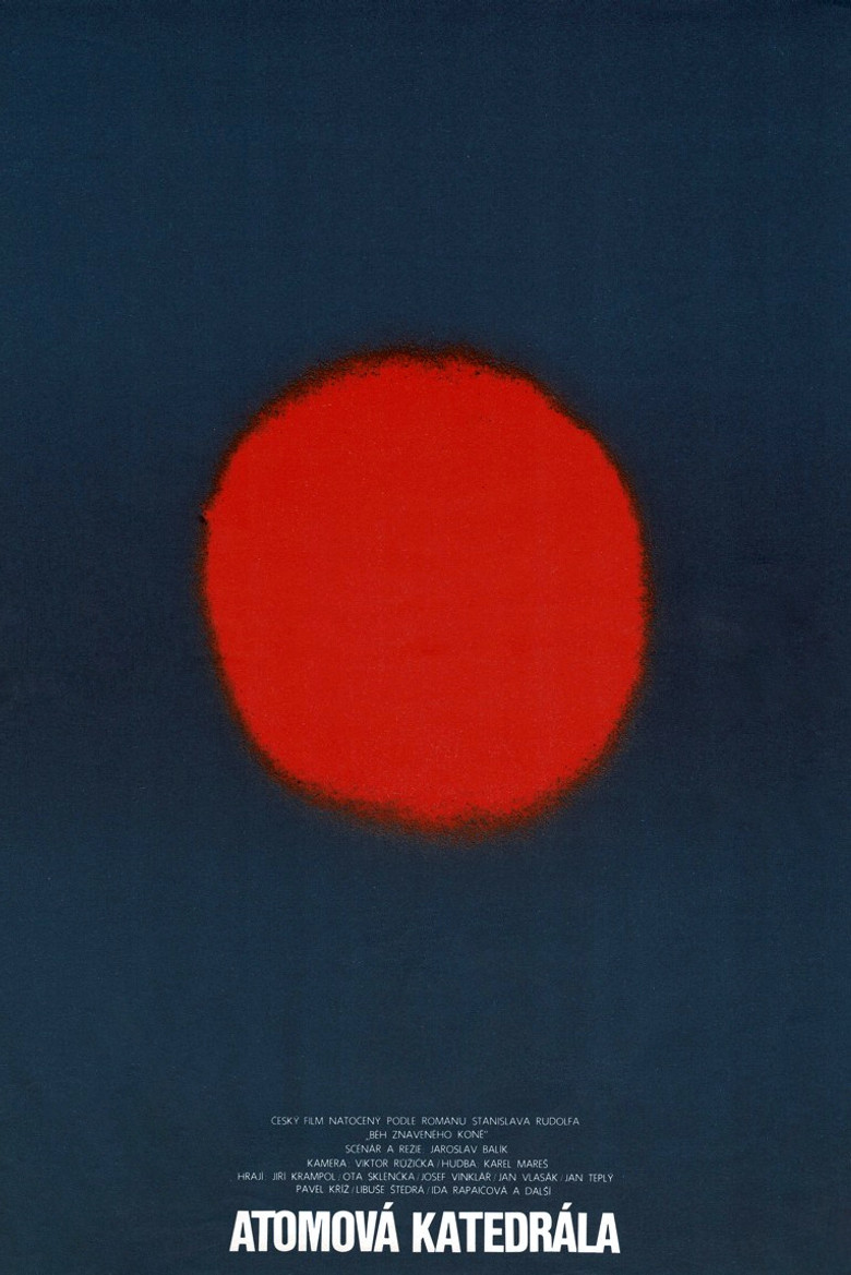 Atomová katedrála poster background