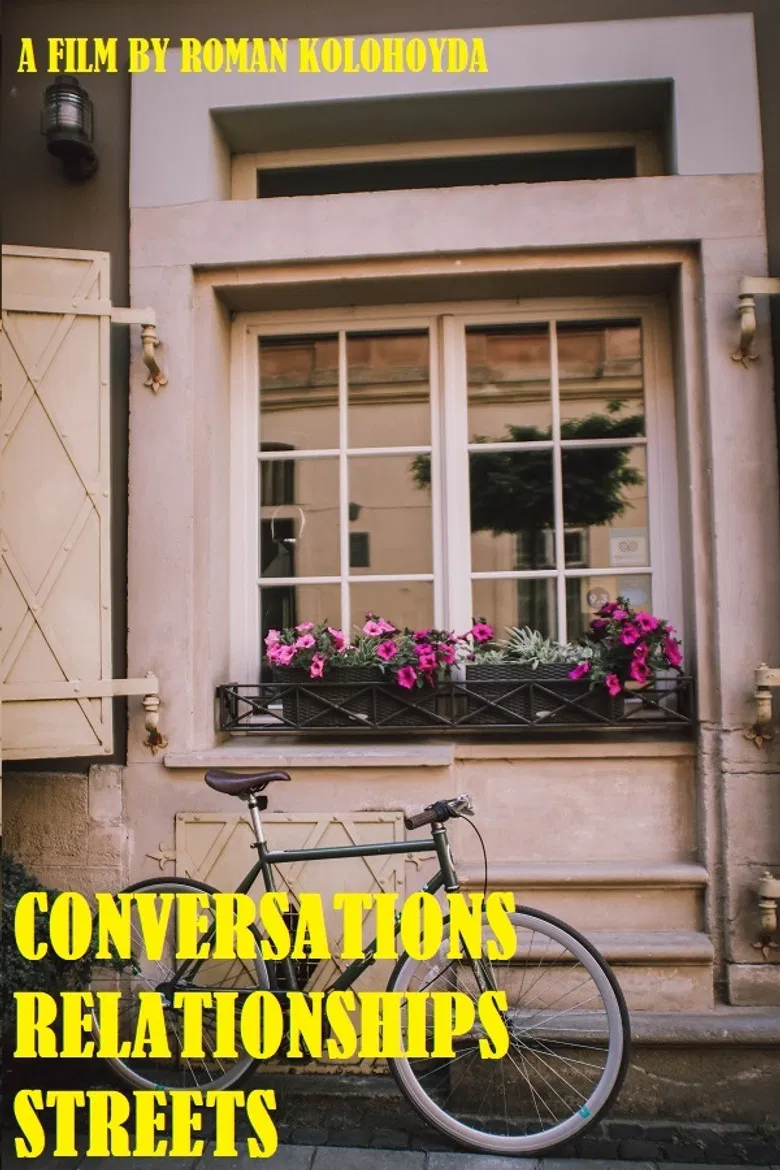 Conversations Relationships Streets poster background