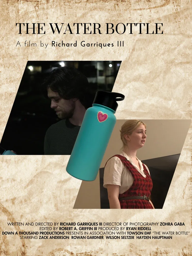 The Water Bottle poster background