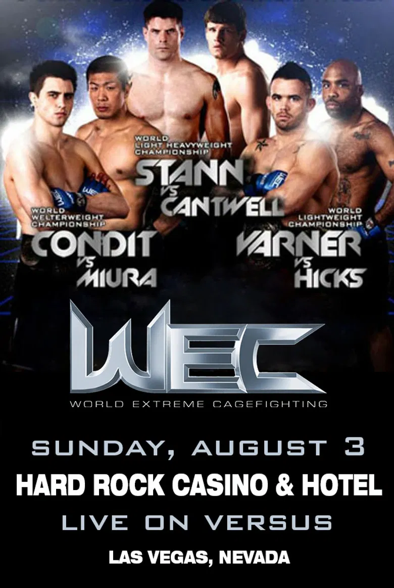 WEC 35: Condit vs. Miura poster background