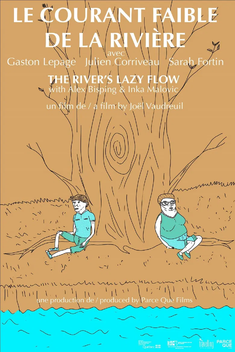The River’s Lazy Flow poster background