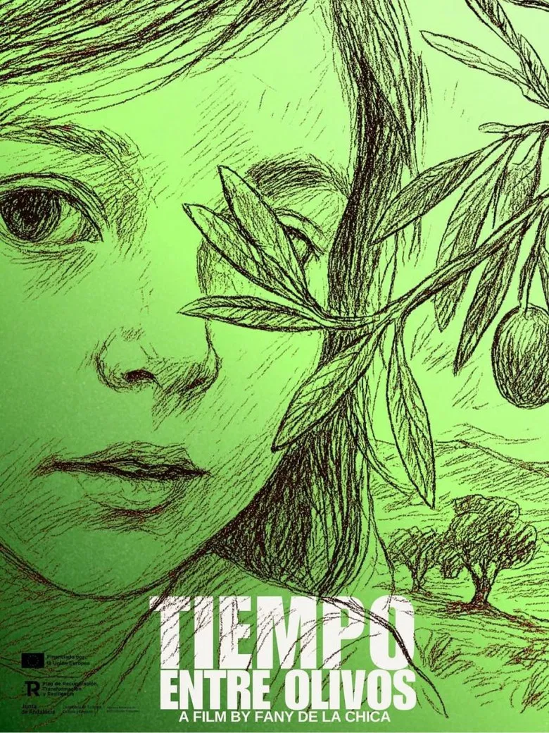 Tiempo entre olivos poster background