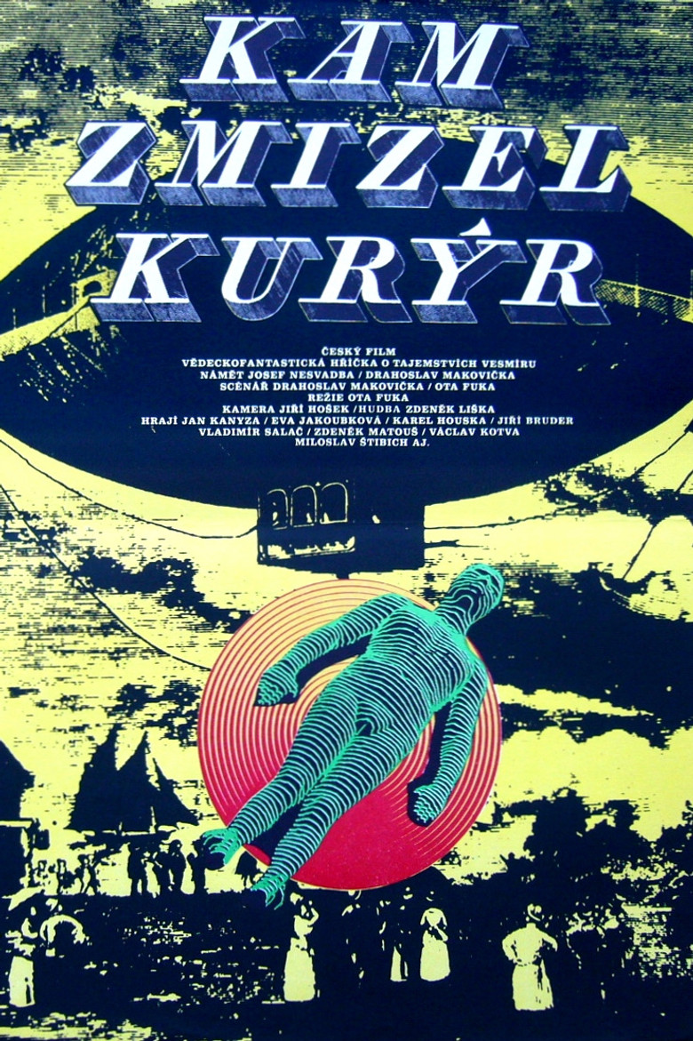 Kam zmizel kurýr poster background