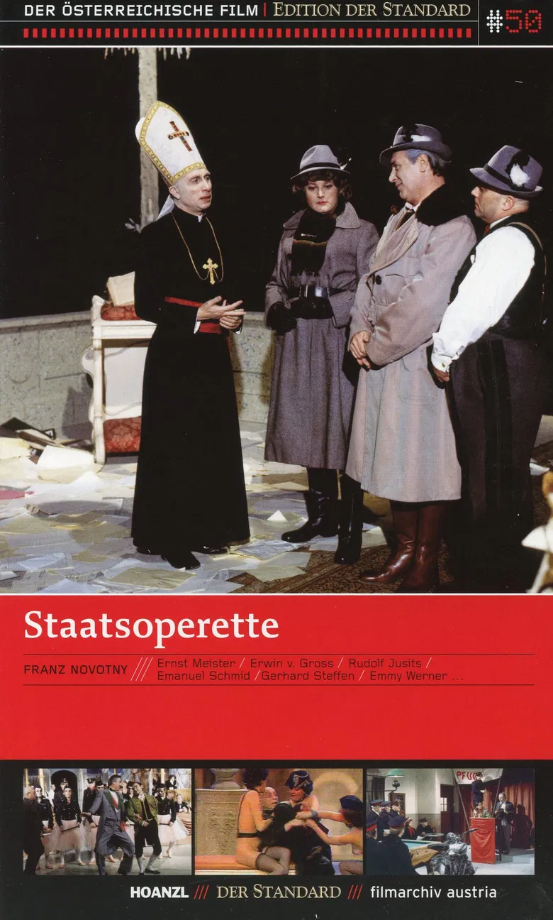 Staatsoperette poster background