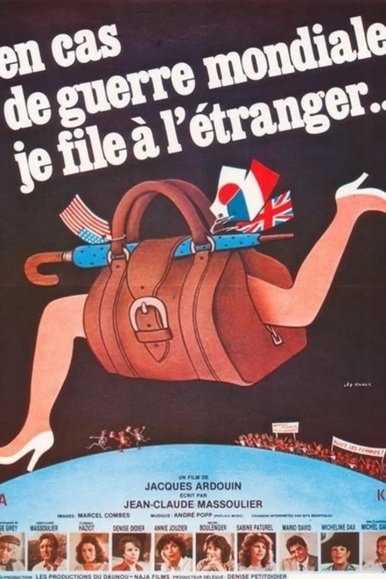 En cas de guerre mondiale, je file à l'étranger poster background