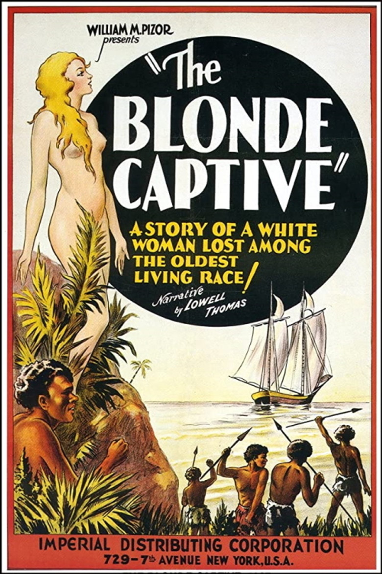 The Blonde Captive poster background