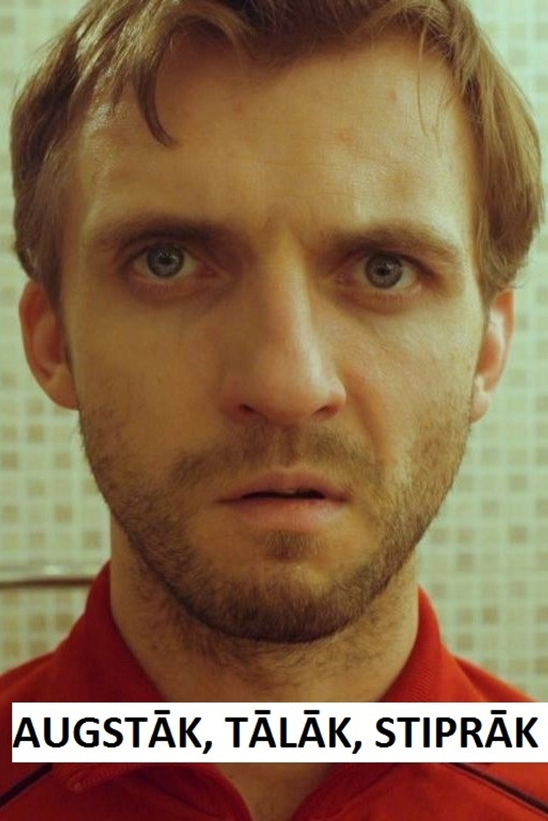 Augstāk, tālāk, stiprāk poster background