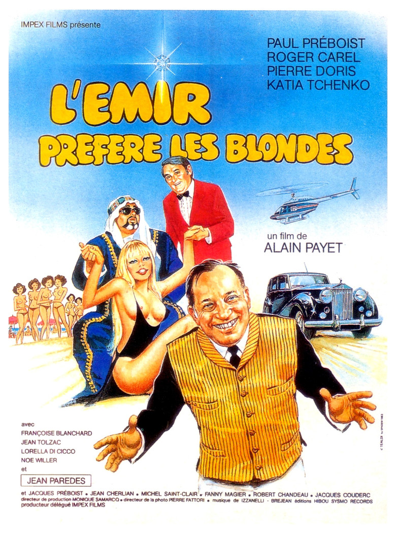 L'émir préfère les blondes poster background
