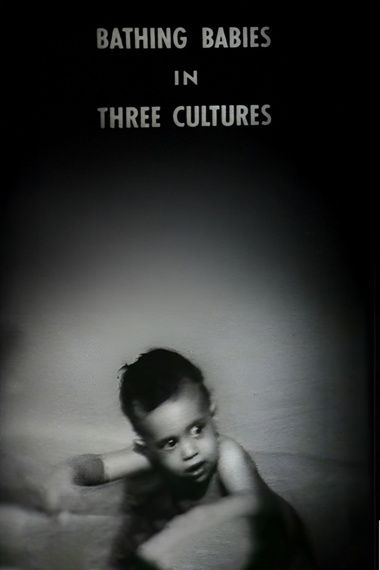 Bathing Babies in Three Cultures poster background