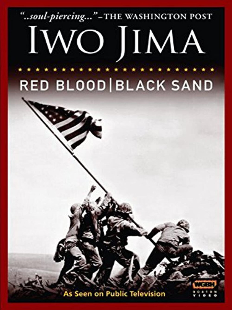 Iwo Jima: Red Blood, Black Sand poster background