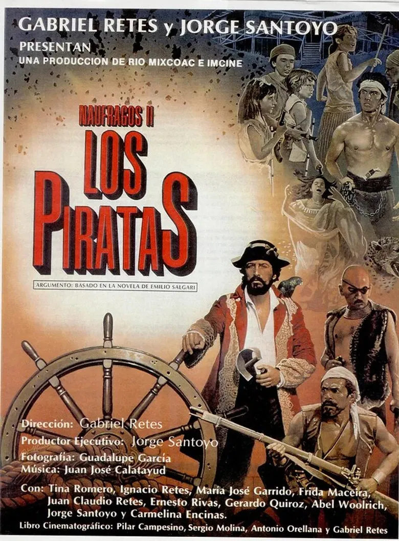 Los Naúfragos II:  Los Piratas poster background