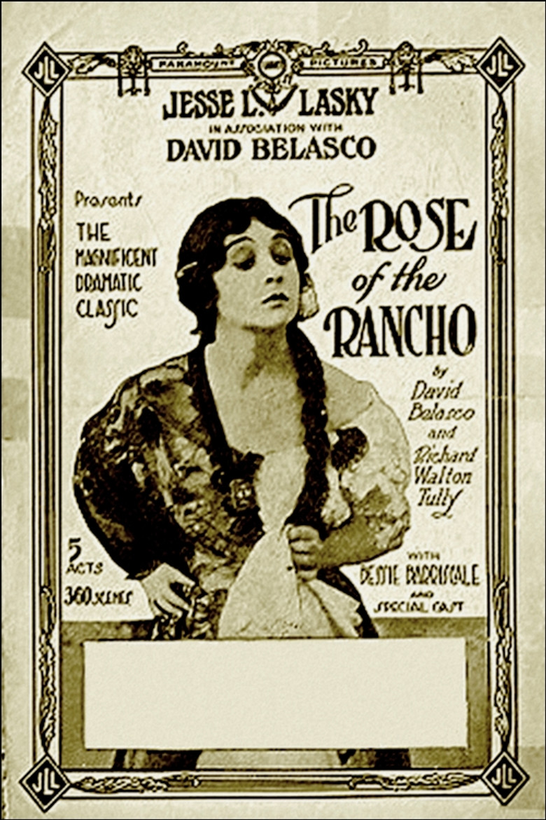 The Rose of the Rancho poster background