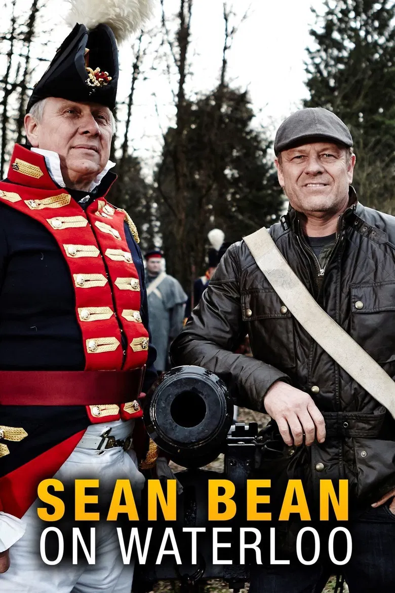 Sean Bean on Waterloo poster background
