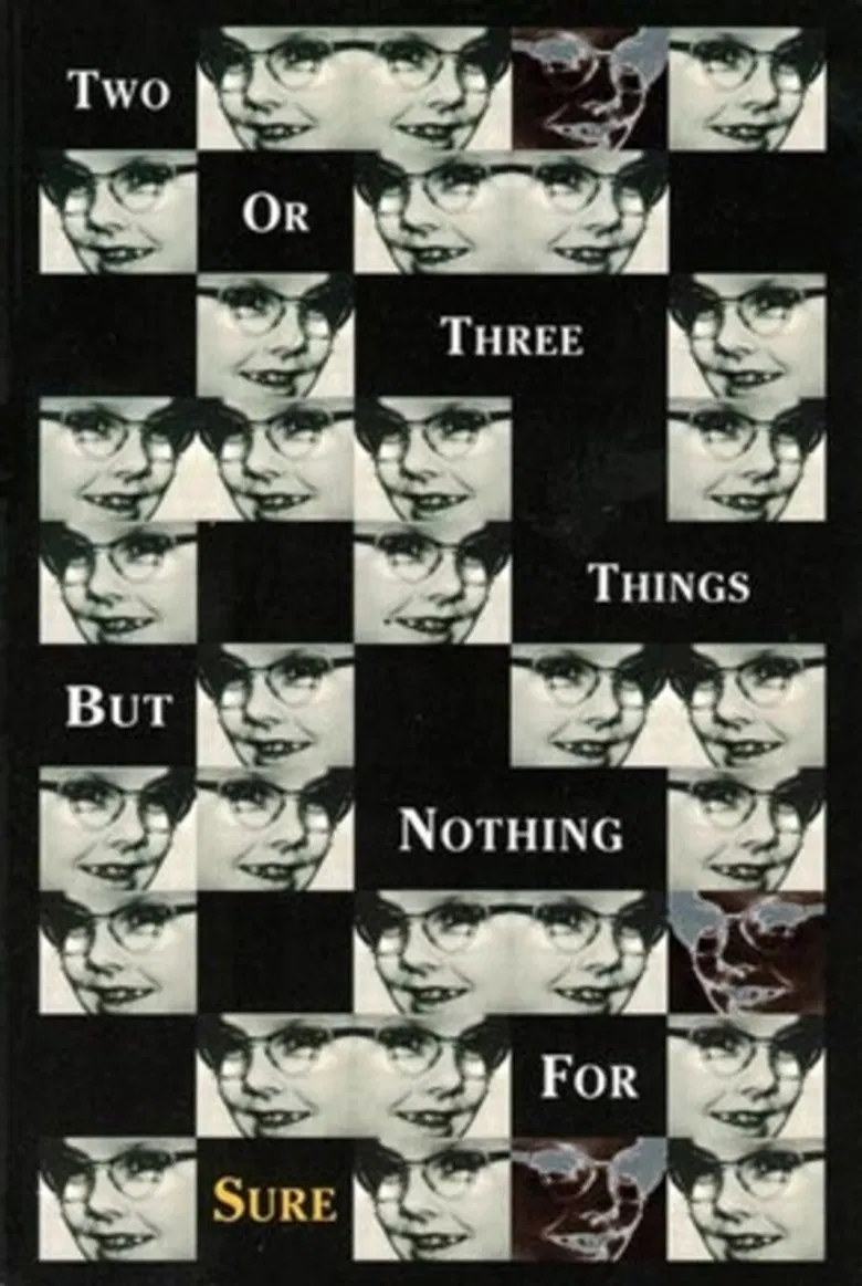 2 or 3 Things But Nothing for Sure poster background