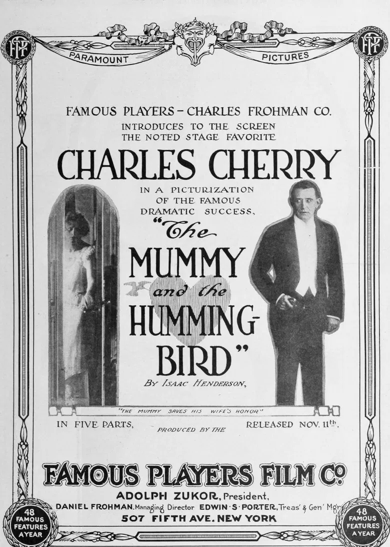 The Mummy and the Humming-Bird poster background