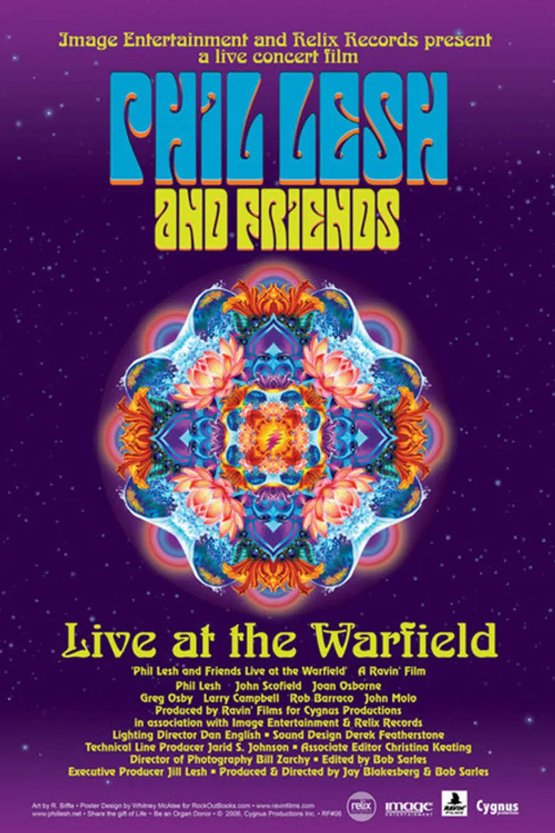 Phil Lesh and Friends: Live at the Warfield poster background
