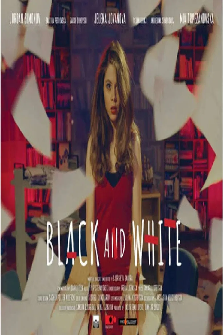 Black and White poster background