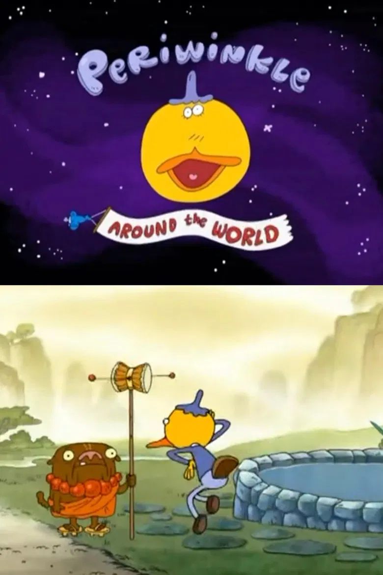 Periwinkle Around the World poster background