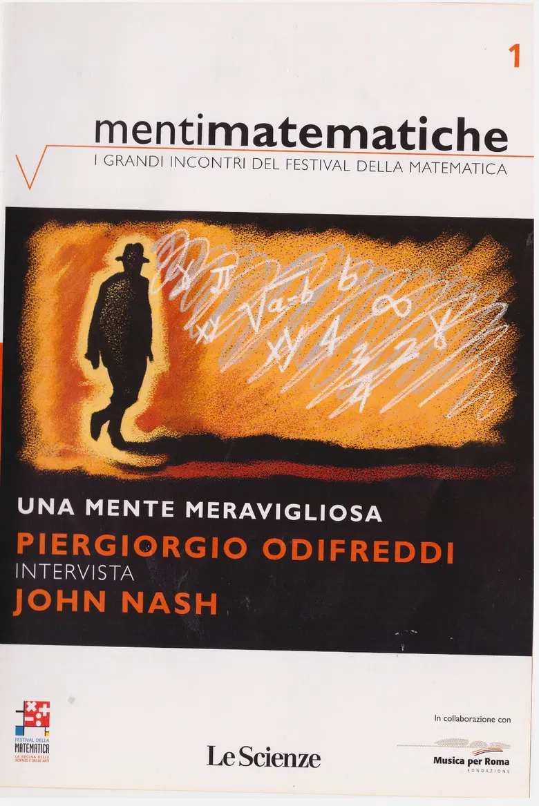 Una mente meravigliosa -  Piergiorgio Odifreddi intervista John Nash (Menti Matematiche 1) poster background