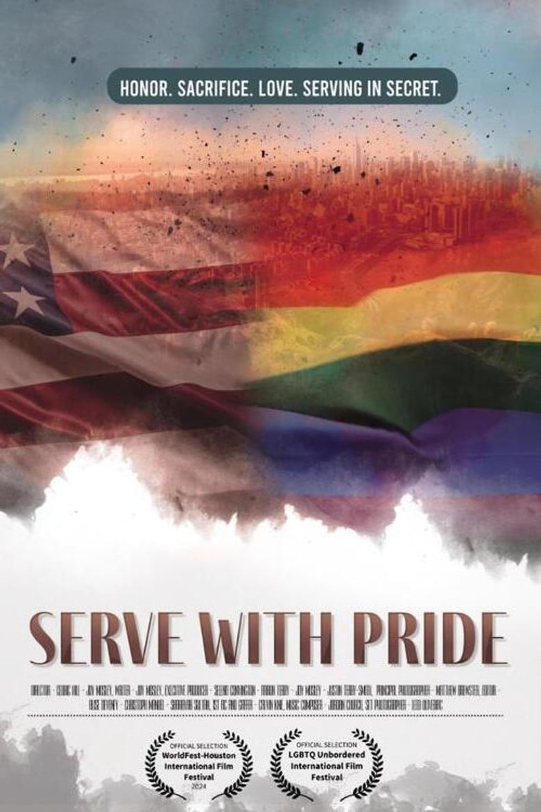Serve with Pride poster background