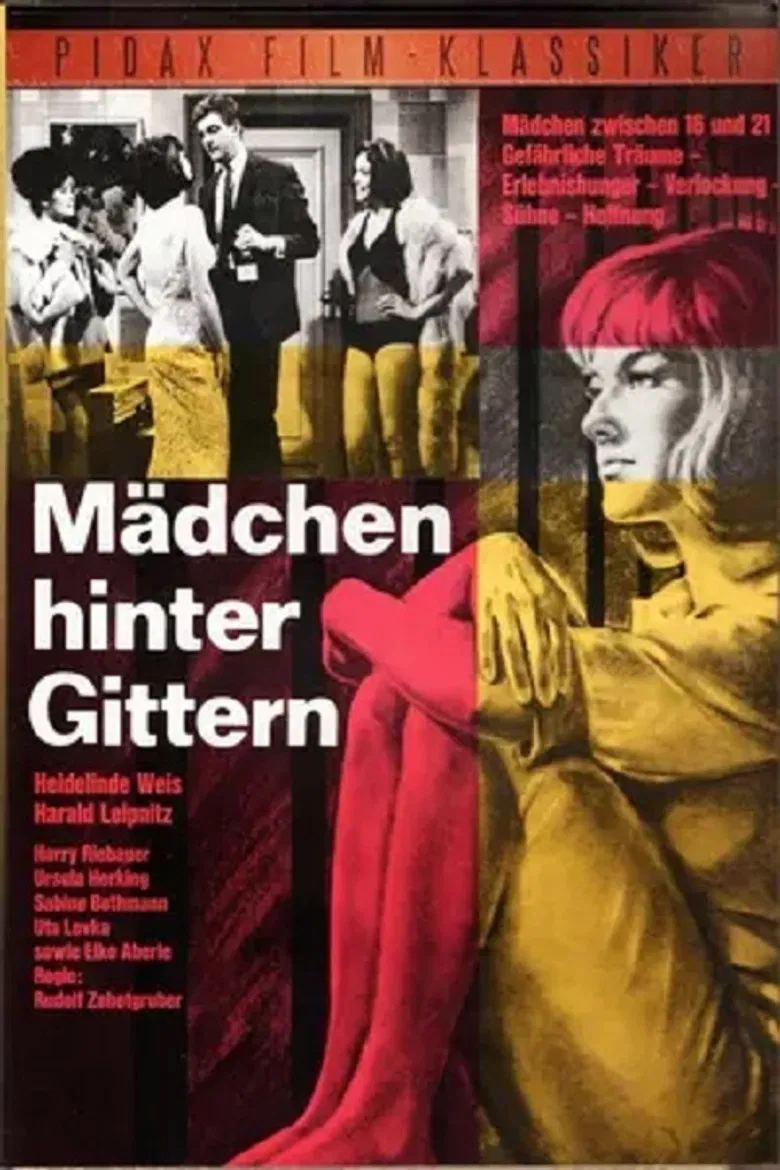Mädchen hinter Gittern poster background